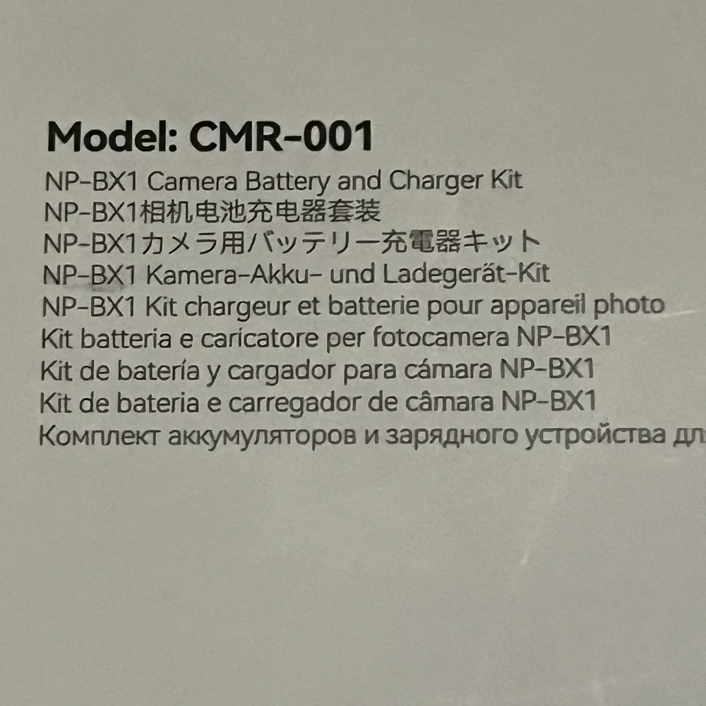 TELESIN 2-Pack Enduro Battery Charger Case NP BX1 CMR-001 FDR X3000